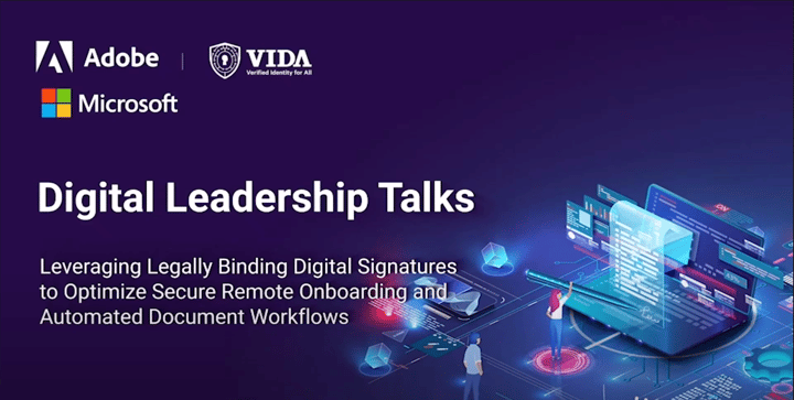 VIDA Partners with Adobe & Microsoft to Drive Work Culture Change through Secure Digital Identities